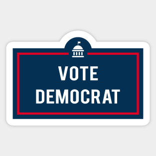 Vote Democrat Sticker